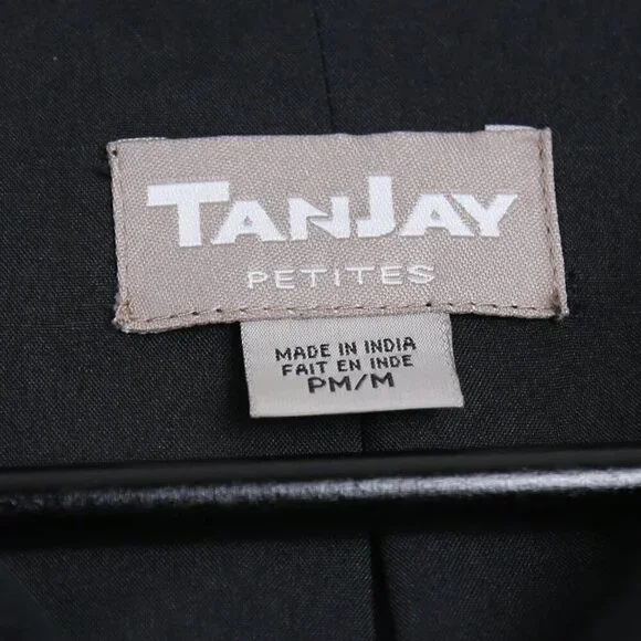 Vintage TanJay Petites Animal Embroidered Button Down Twill Jacket Size Medium - Picture 3 of 8